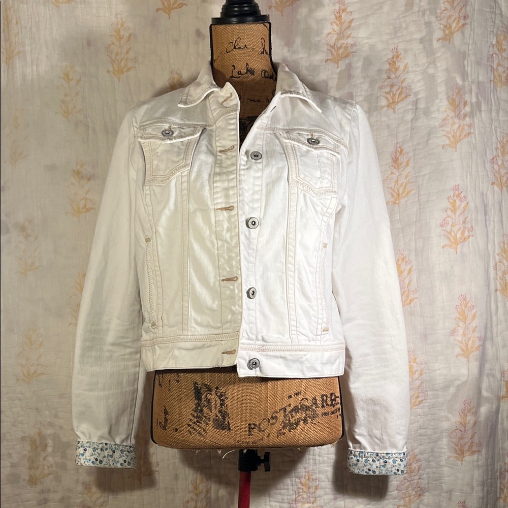 Aeropostale White Jean Jacket